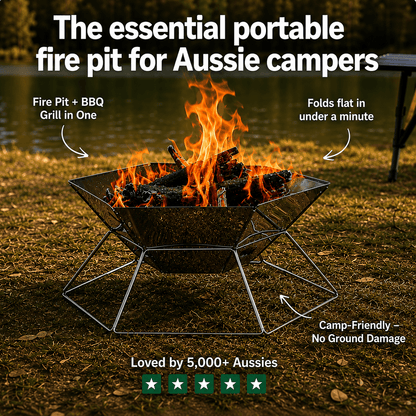 TheWildernest™  HexFlame Pit & Grill