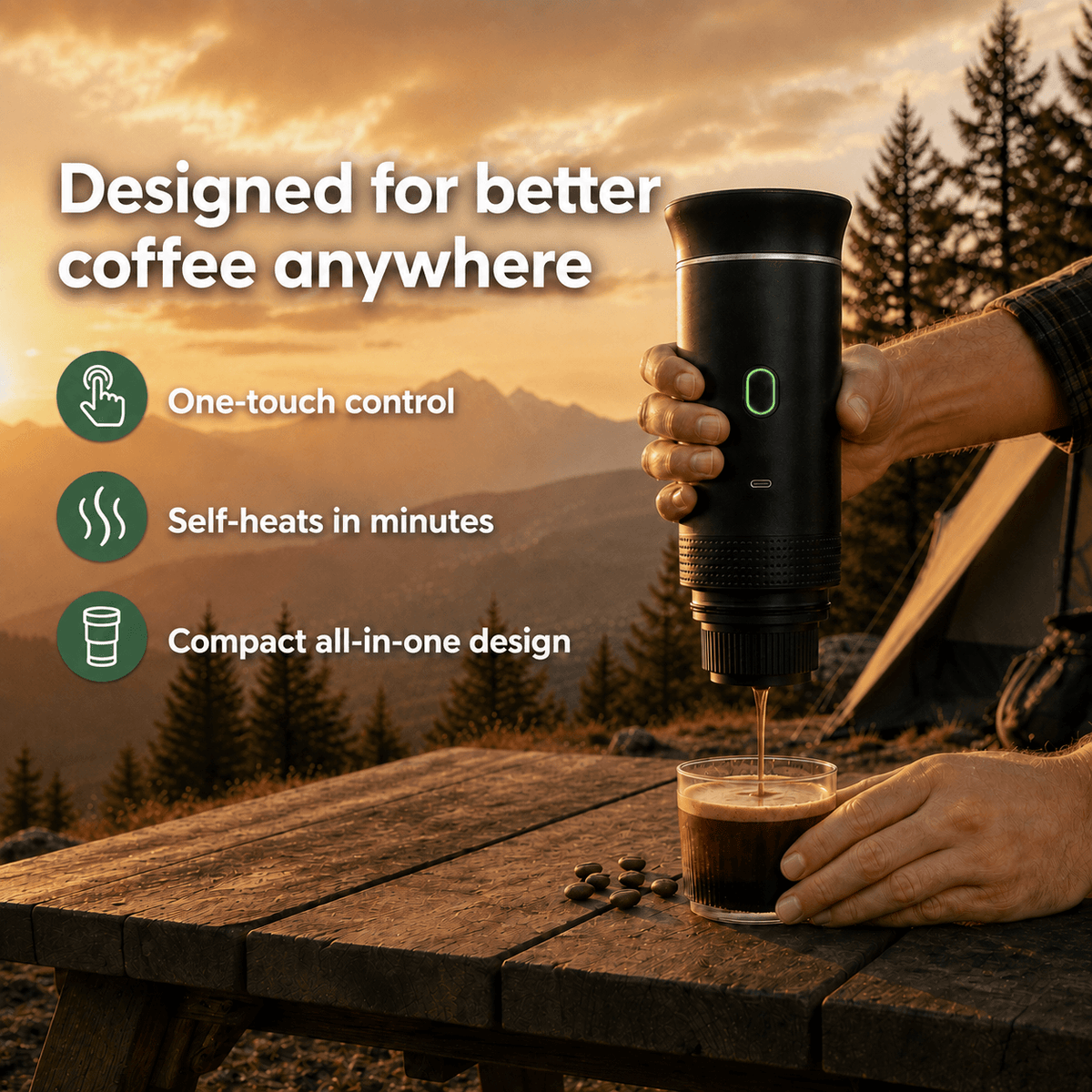 theWildernest™ Portable Espresso Machine