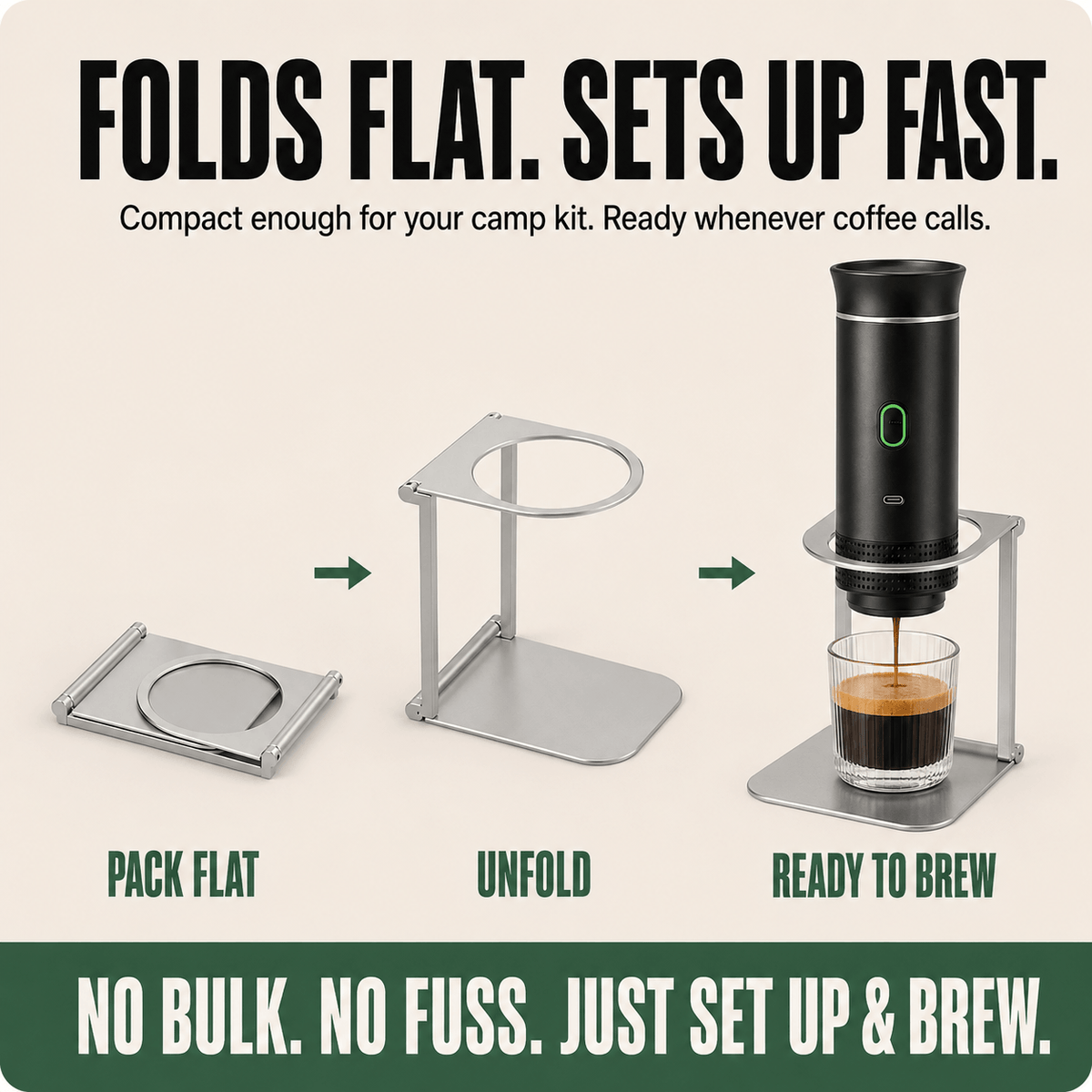 theWildernest™ Foldable Espresso Machine Stand