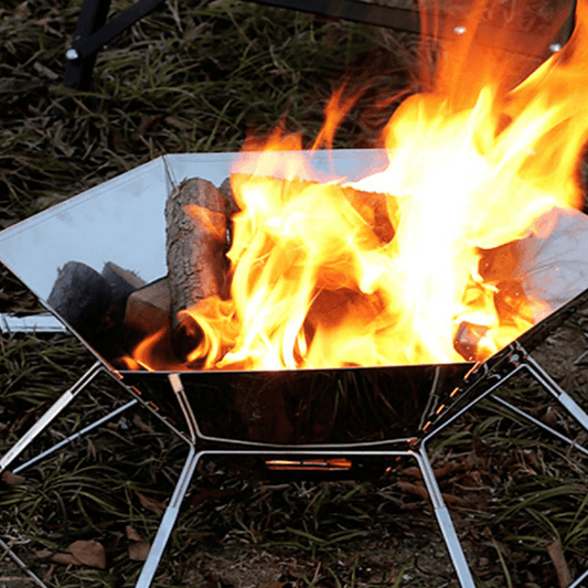 TheWilderNest™  Hex-Portable Fire-Pit n Grill