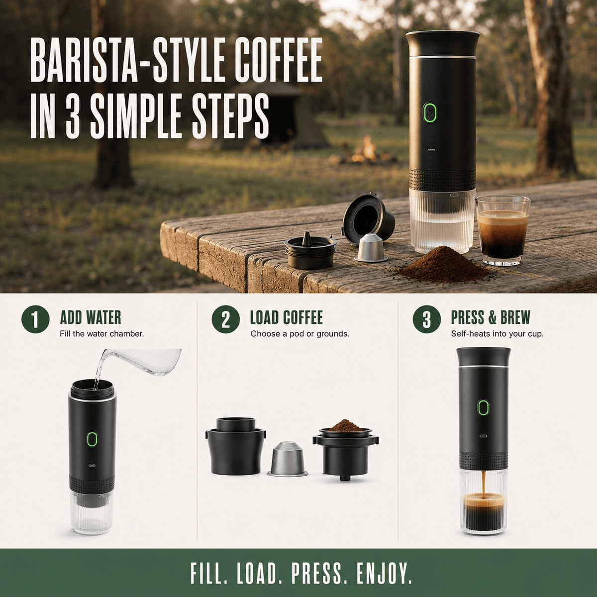 theWildernest™ Portable Espresso Machine